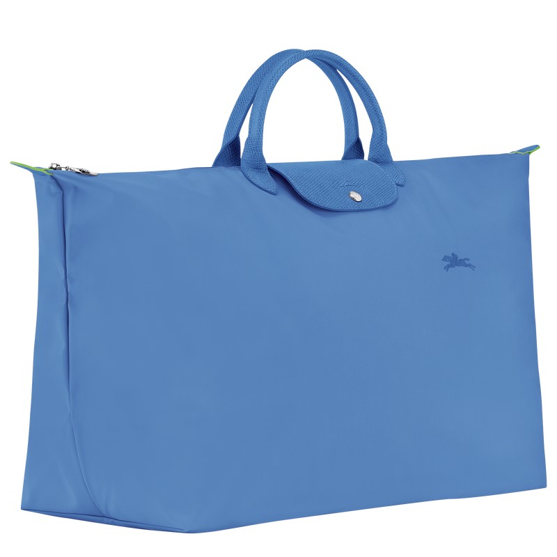 Longchamp Le Pliage Green M Travel Bag Cornflower | 50231-AHNE