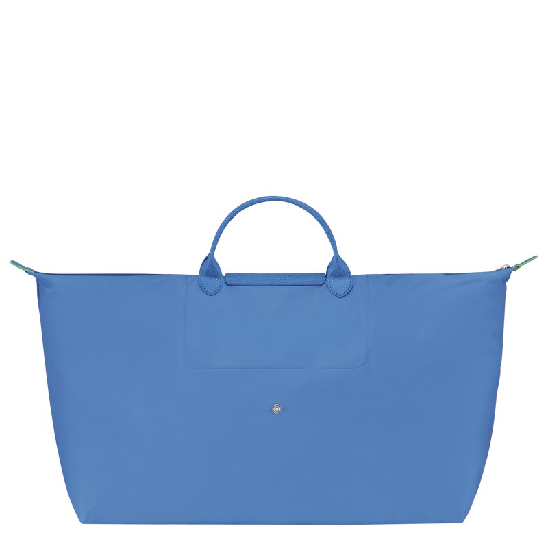 Longchamp Le Pliage Green M Travel Bag Cornflower | 50231-AHNE