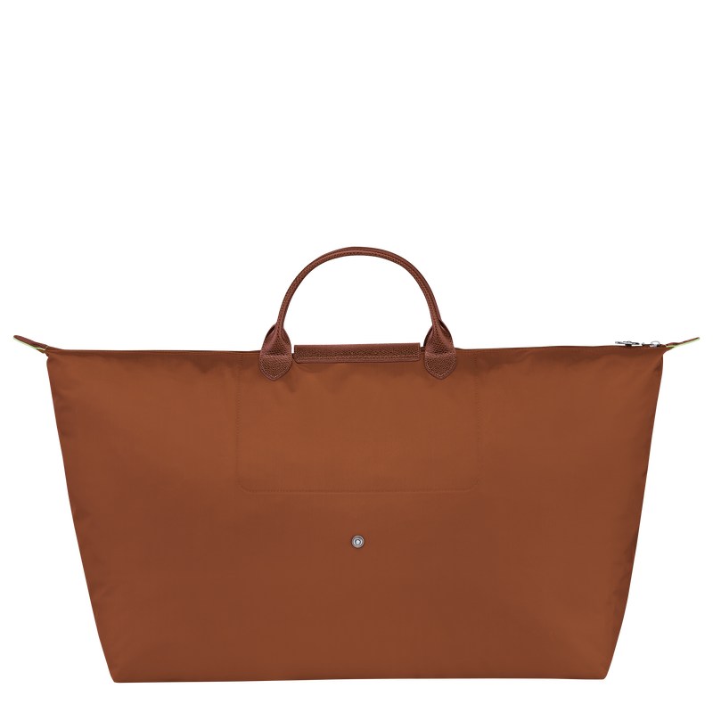 Longchamp Le Pliage Green M Travel Bag Cognac | 85417-PXFQ