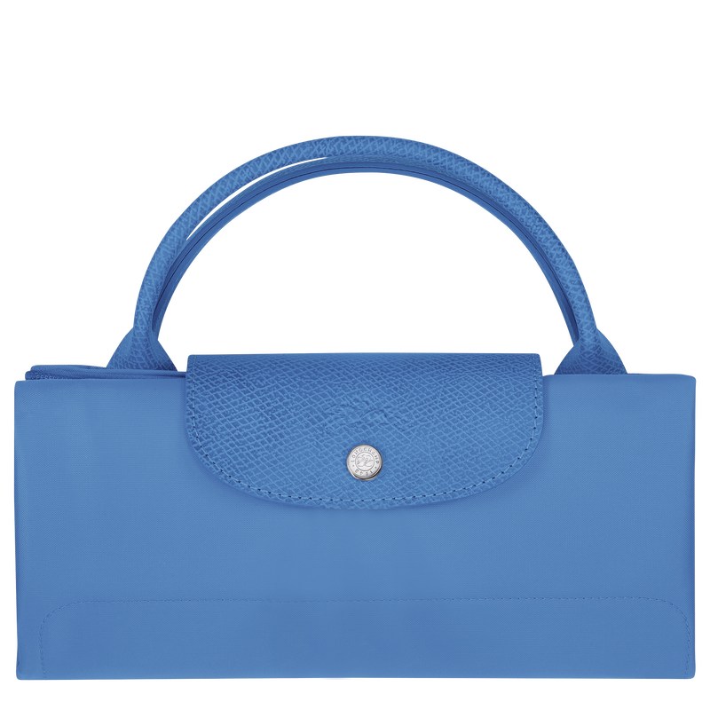 Longchamp Le Pliage Green M Travel Bag Cornflower | 71865-EKZM