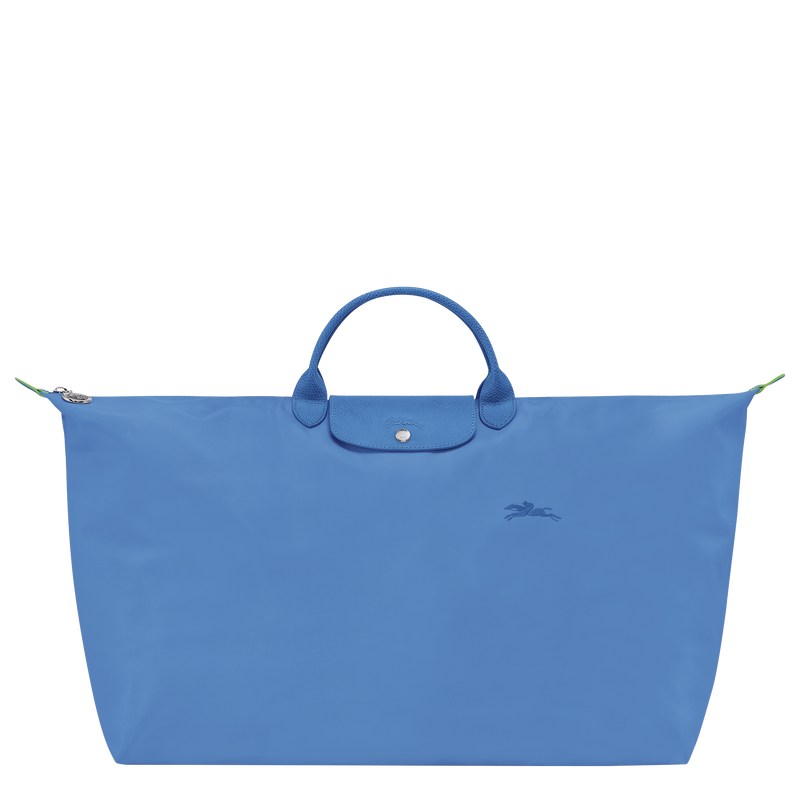 Longchamp Le Pliage Green M Travel Bag Cornflower | 71865-EKZM