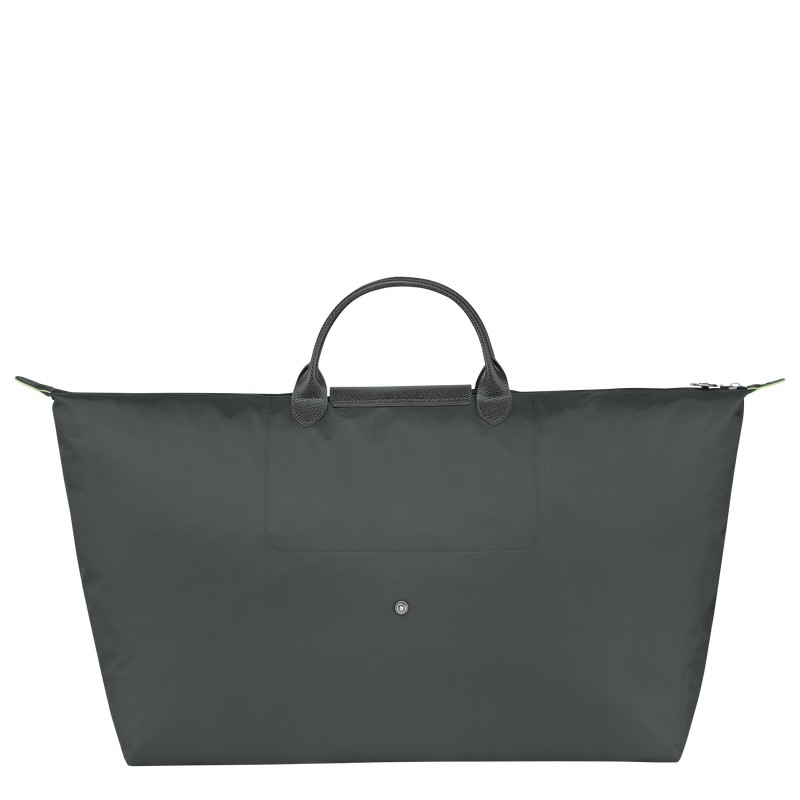 Longchamp Le Pliage Green M Travel Bag Graphite | 86214-TOBE