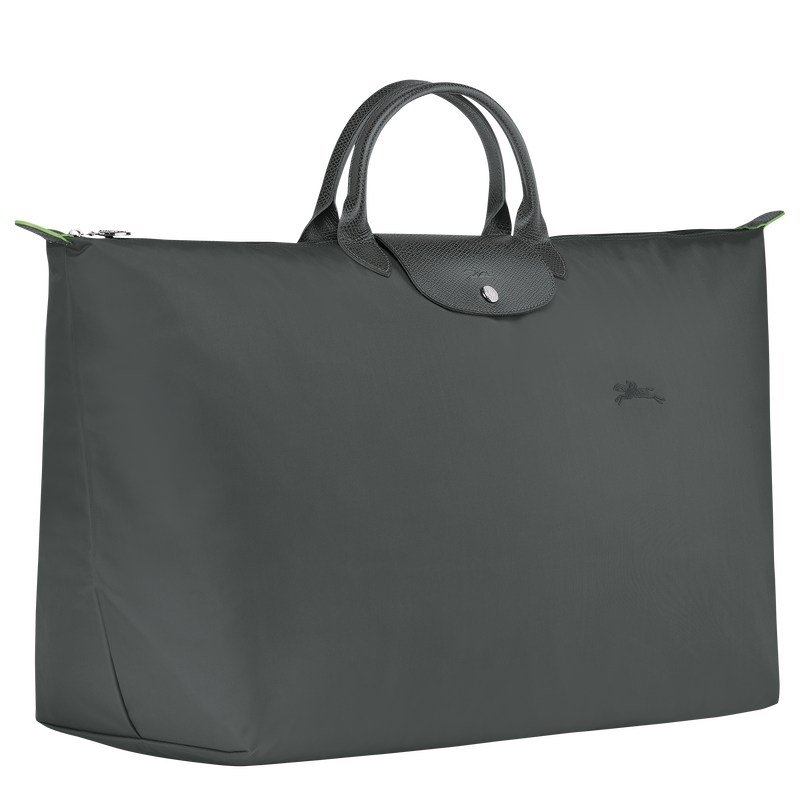 Longchamp Le Pliage Green M Travel Bag Graphite | 16832-HQUF