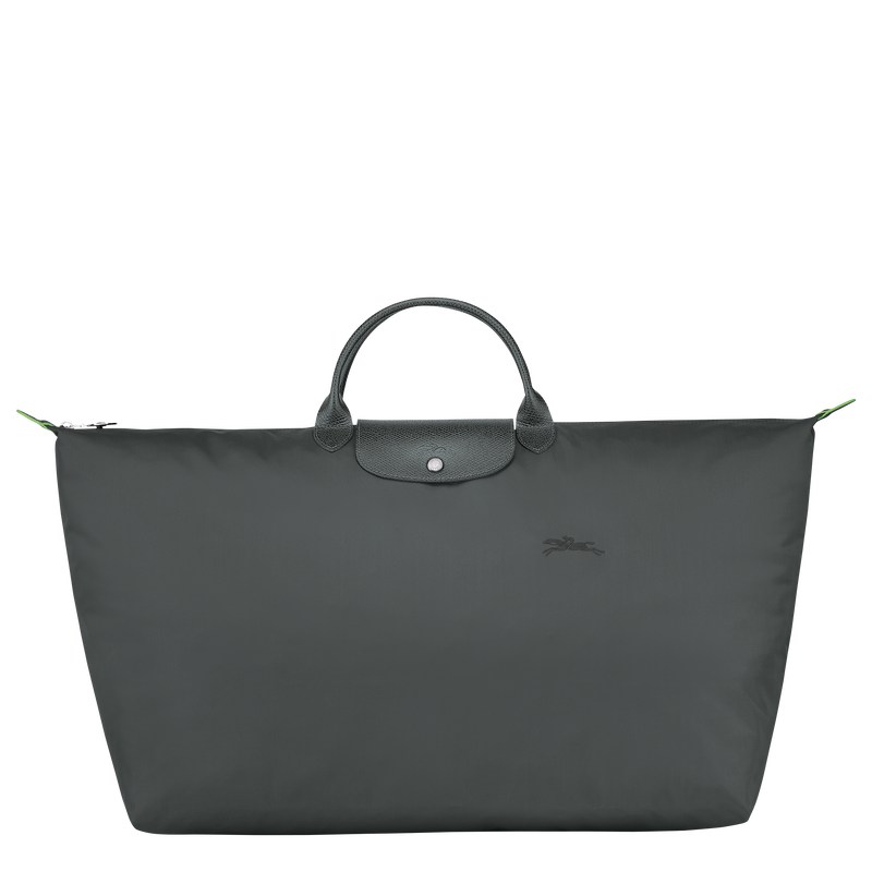 Longchamp Le Pliage Green M Travel Bag Graphite | 16832-HQUF