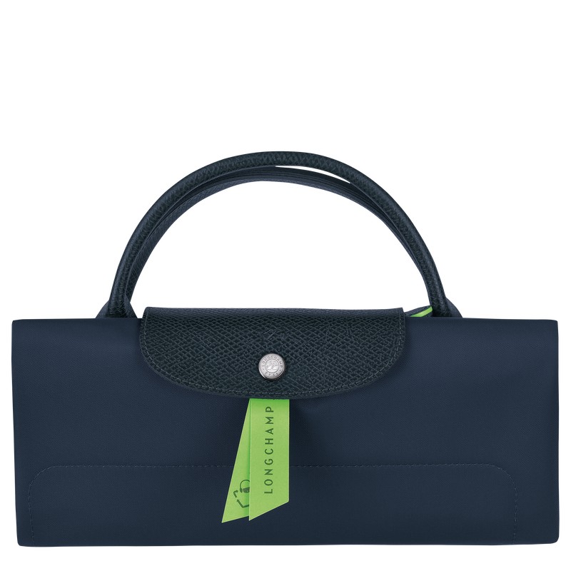 Longchamp Le Pliage Green M Travel Bag Lacivert | 84729-UQJS