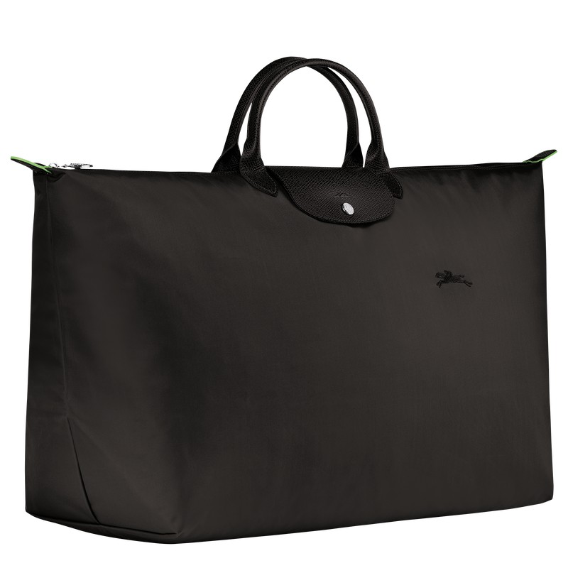 Longchamp Le Pliage Green M Travel Bag Siyah | 20649-GPJV