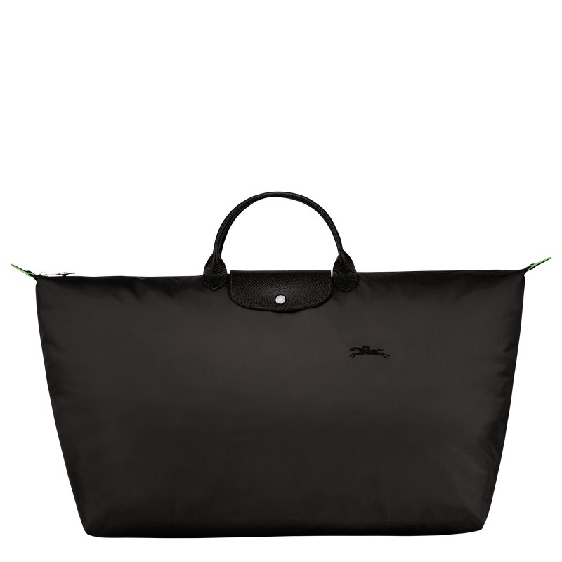 Longchamp Le Pliage Green M Travel Bag Siyah | 20649-GPJV