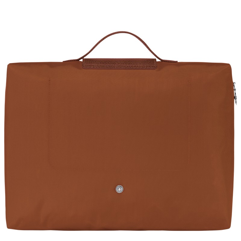 Longchamp Le Pliage Green S Briefcase Cognac | 10654-YPXU