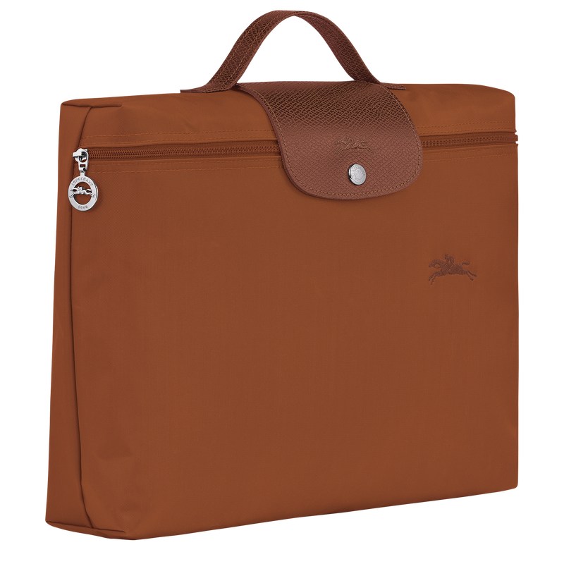 Longchamp Le Pliage Green S Briefcase Cognac | 87952-AUYX