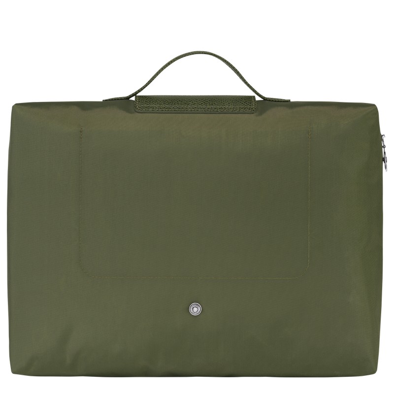 Longchamp Le Pliage Green S Briefcase Forest | 58129-PQZW