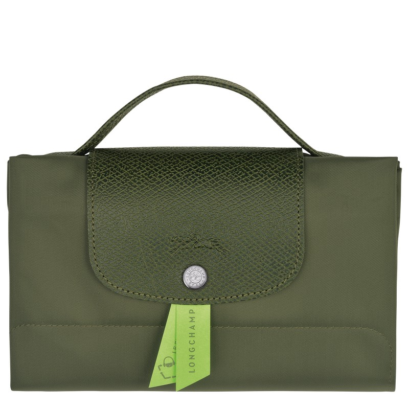 Longchamp Le Pliage Green S Briefcase Forest | 58129-PQZW