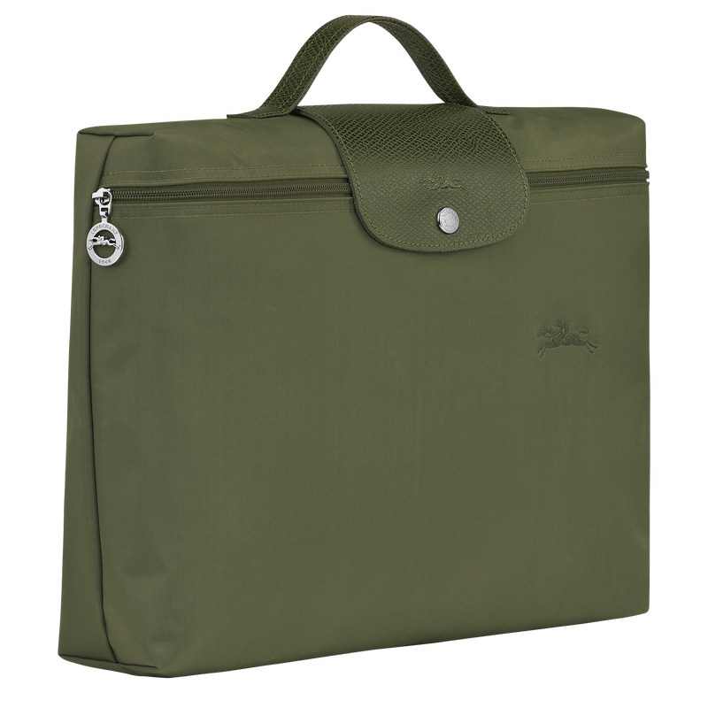 Longchamp Le Pliage Green S Briefcase Forest | 98604-TQYE