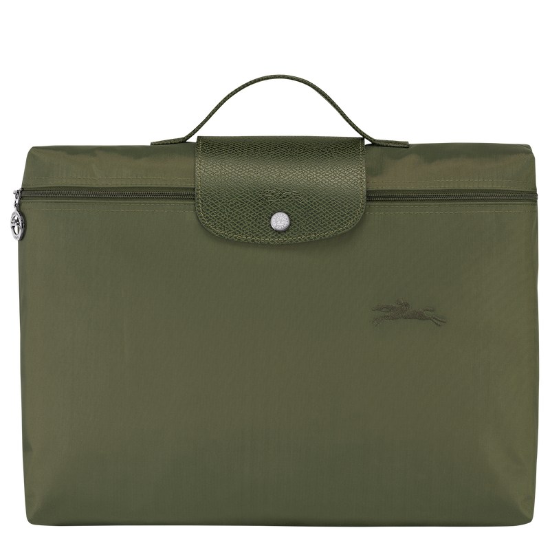 Longchamp Le Pliage Green S Briefcase Forest | 98604-TQYE