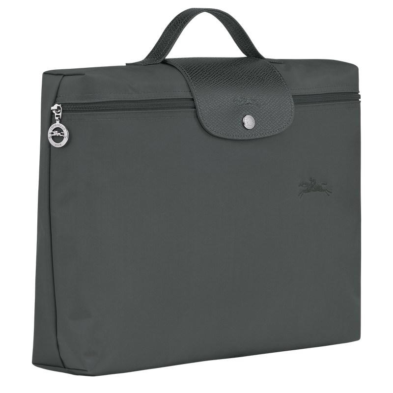 Longchamp Le Pliage Green S Briefcase Graphite | 08419-CGBH