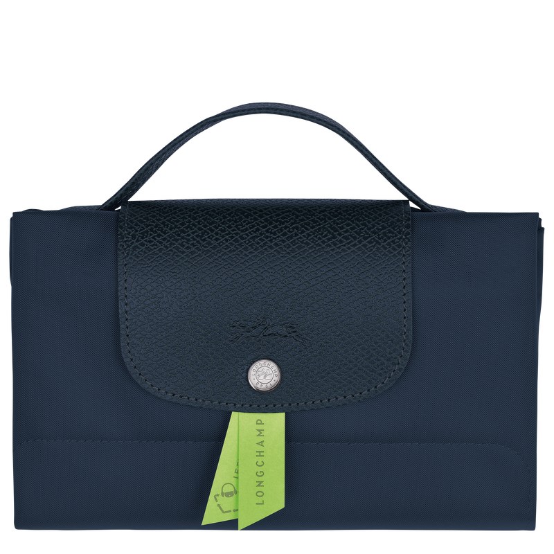 Longchamp Le Pliage Green S Briefcase Lacivert | 71045-DPON