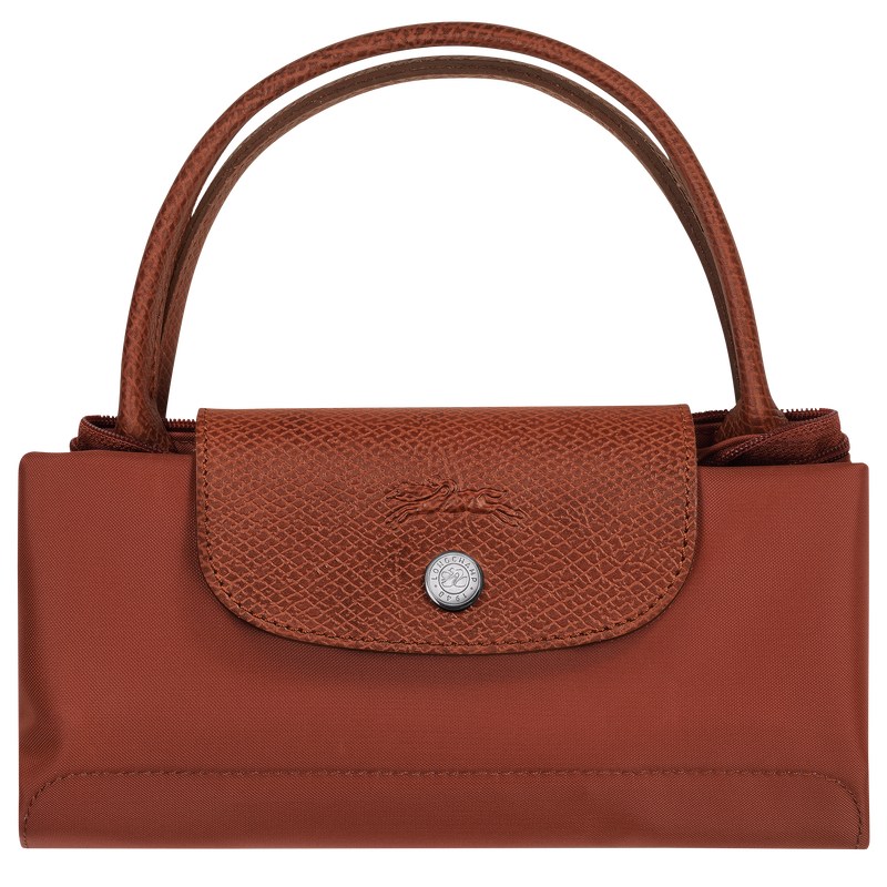 Longchamp Le Pliage Green S Handbag Chestnut | 82461-LQSG