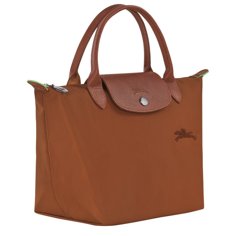 Longchamp Le Pliage Green S Handbag Cognac | 29350-QBAO