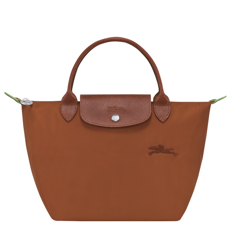 Longchamp Le Pliage Green S Handbag Cognac | 29350-QBAO