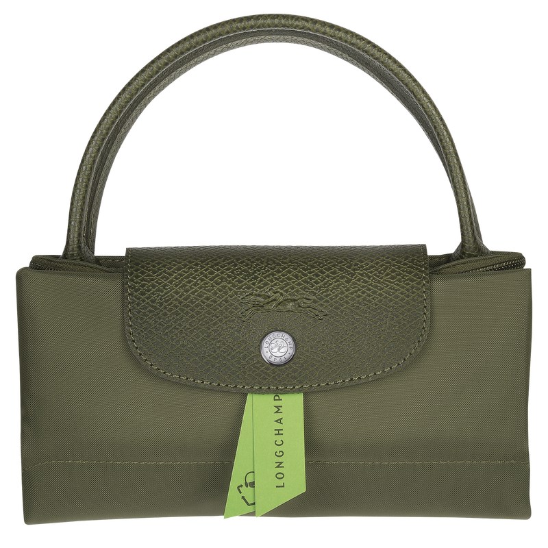 Longchamp Le Pliage Green S Handbag Forest | 96217-HOPI