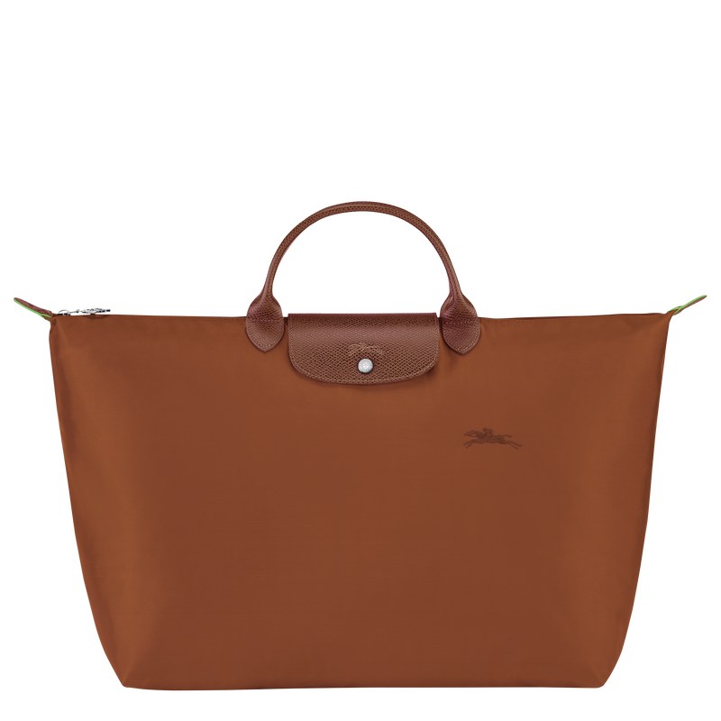 Longchamp Le Pliage Green S Travel Bag Cognac | 37904-LMQK