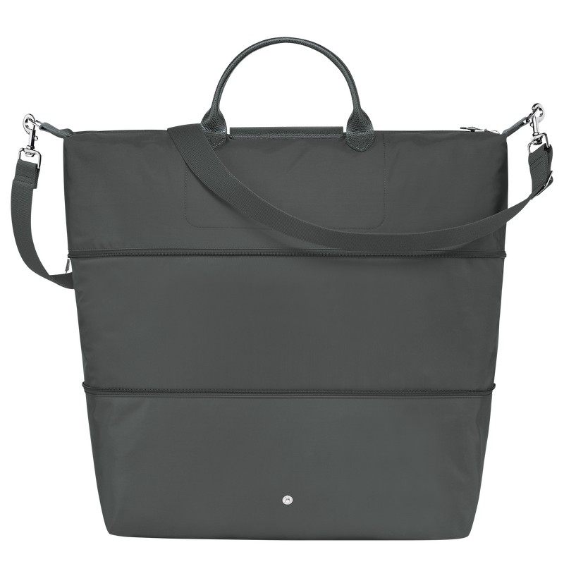 Longchamp Le Pliage Green Travel Bag Expandable Graphite | 45972-NASC