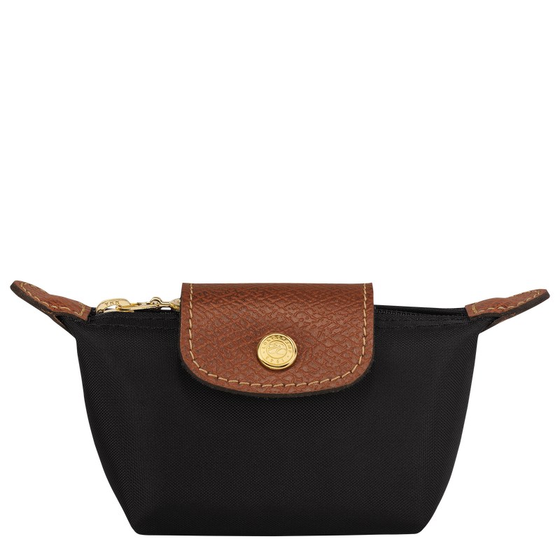 Longchamp Le Pliage Original Coin Purse Siyah | 67541-FBDM