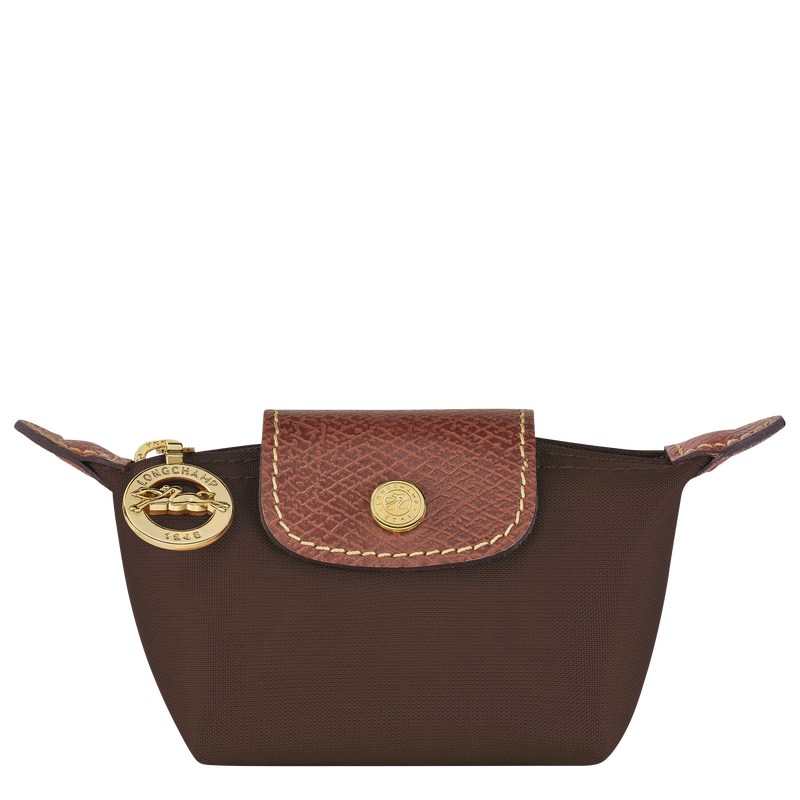 Longchamp Le Pliage Original Coin Purse Ebony | 23045-WSHU