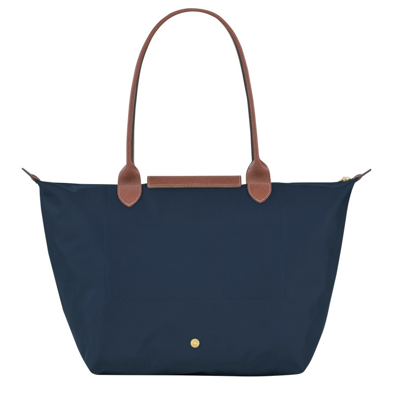 Longchamp Le Pliage Original L Tote Bag Lacivert | 23089-BGTF