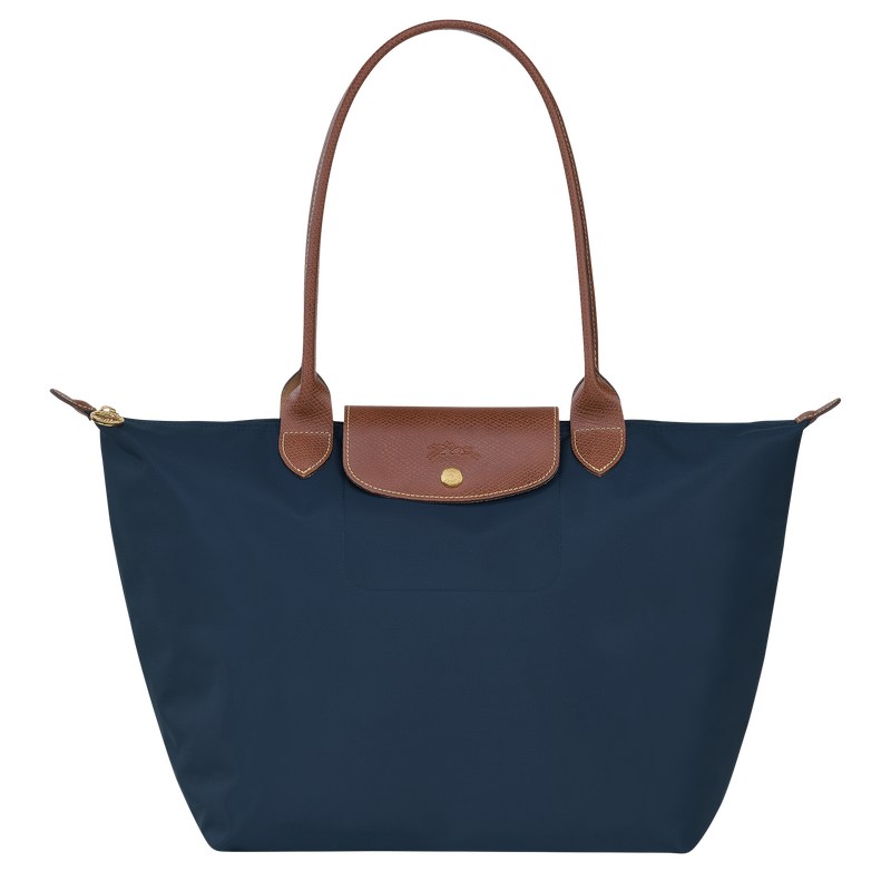 Longchamp Le Pliage Original L Tote Bag Lacivert | 23089-BGTF