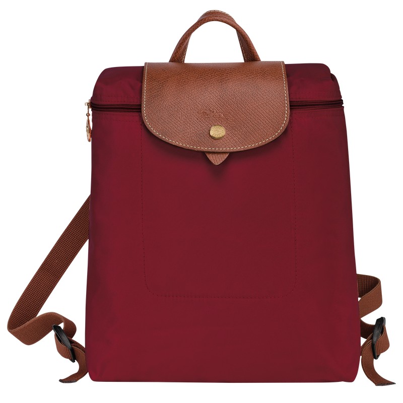 Longchamp Le Pliage Original M Backpack Kırmızı | 09625-IOYJ