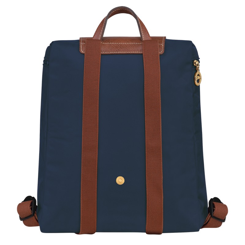 Longchamp Le Pliage Original M Backpack Lacivert | 73460-PLIH