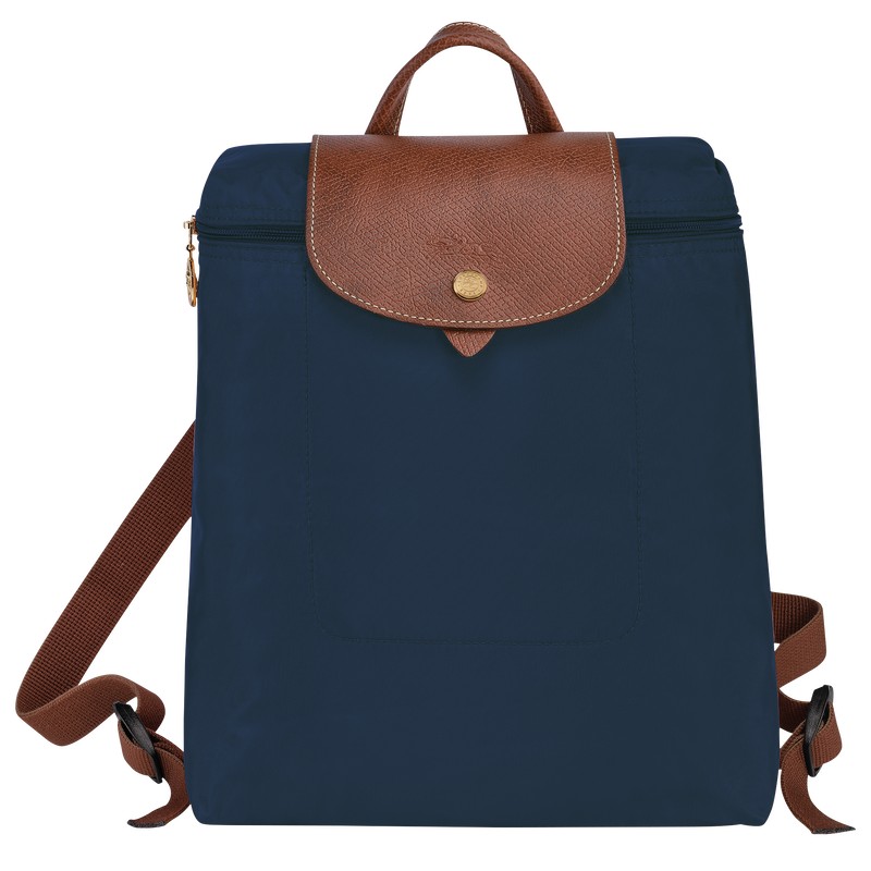 Longchamp Le Pliage Original M Backpack Lacivert | 73460-PLIH