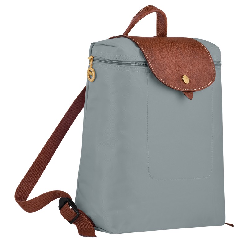 Longchamp Le Pliage Original M Backpack Steel | 89356-HEPA