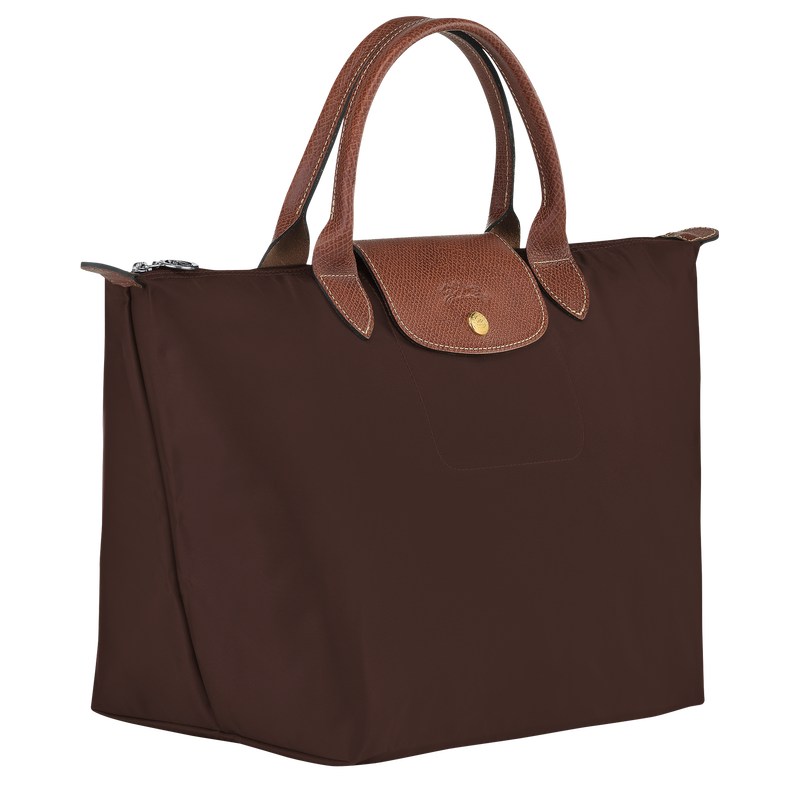 Longchamp Le Pliage Original M Handbag Ebony | 23704-ETCH