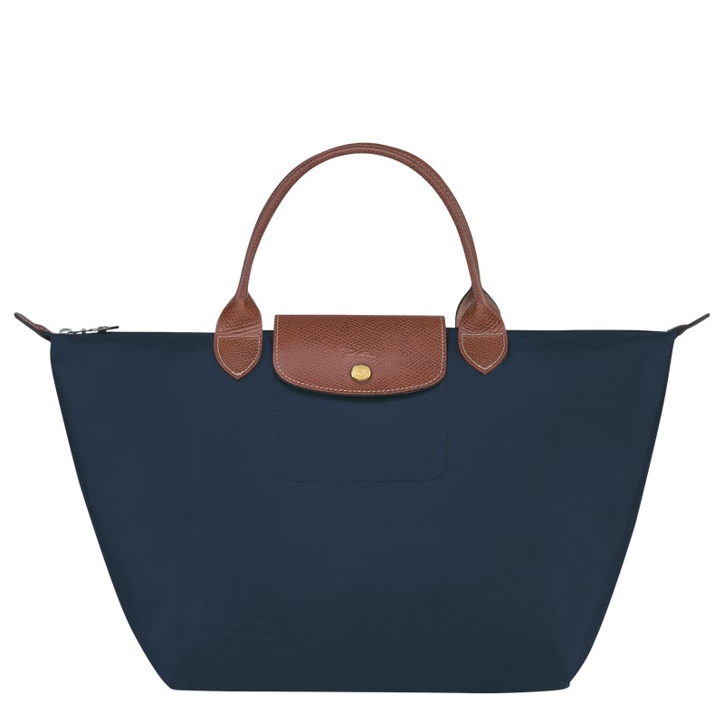 Longchamp Le Pliage Original M Handbag Lacivert | 64821-YCAK