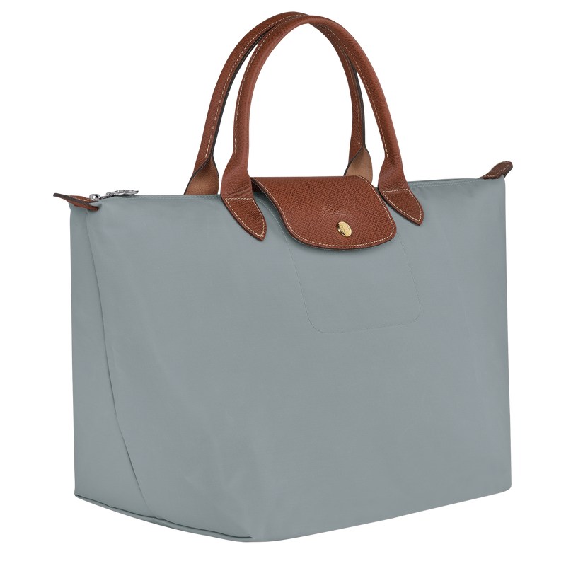 Longchamp Le Pliage Original M Handbag Steel | 80612-KEDY