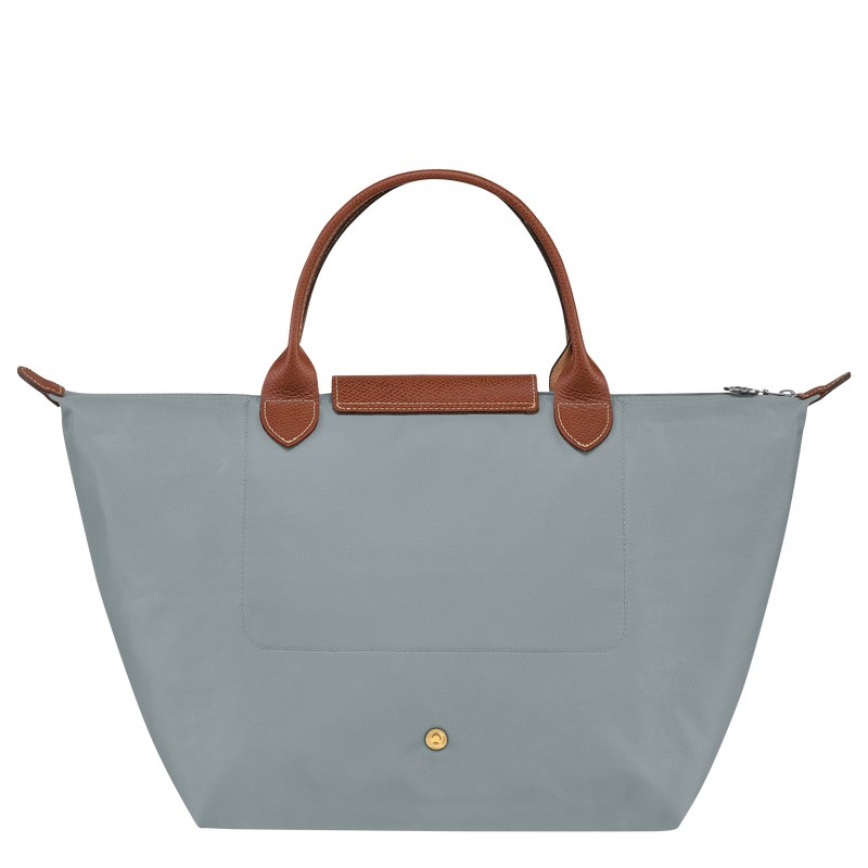 Longchamp Le Pliage Original M Handbag Steel | 80612-KEDY