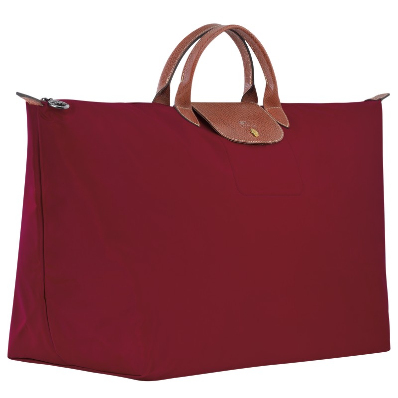 Longchamp Le Pliage Original M Travel Bag Kırmızı | 48709-DWNF