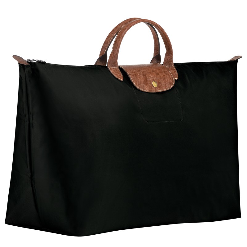 Longchamp Le Pliage Original M Travel Bag Siyah | 86457-KIDF