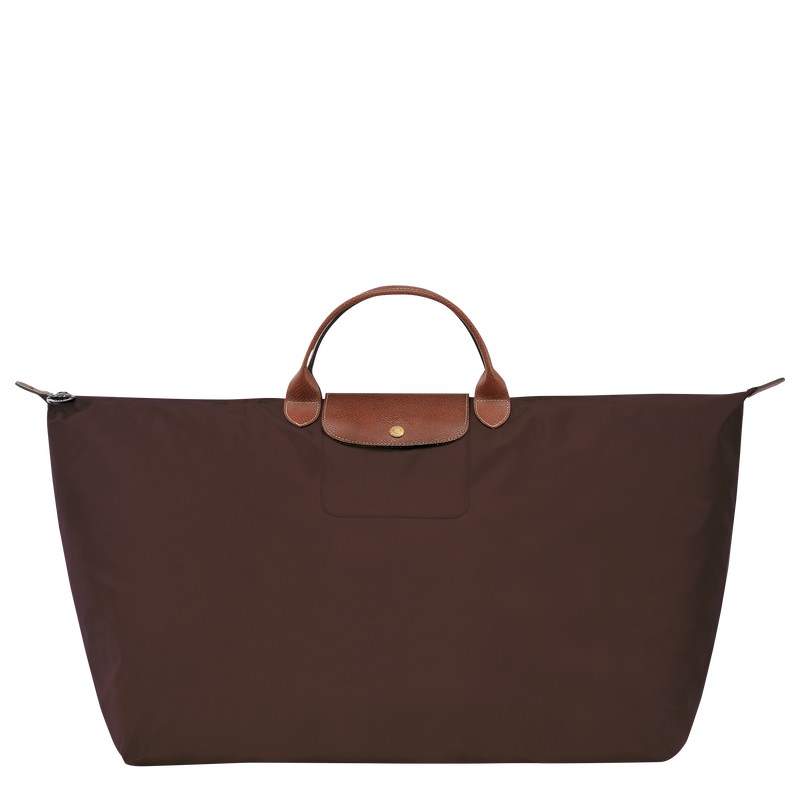 Longchamp Le Pliage Original M Travel Bag Ebony | 73450-FUXZ