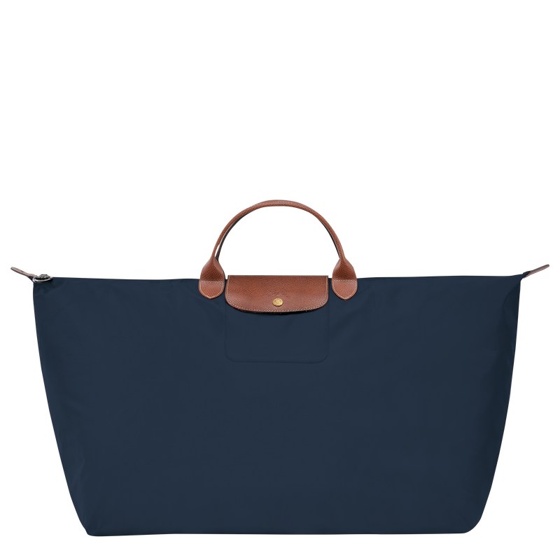 Longchamp Le Pliage Original M Travel Bag Lacivert | 95076-BTPL