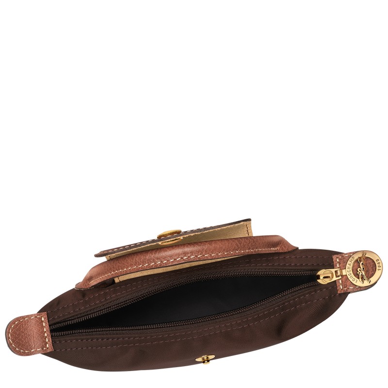 Longchamp Le Pliage Original Pouch With Handle Ebony | 86149-QLNT