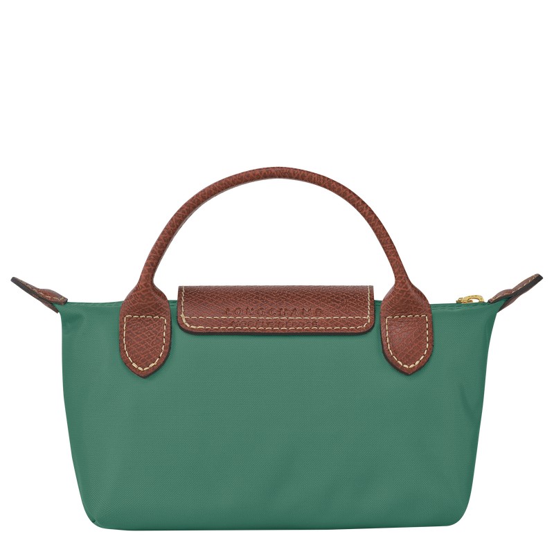 Longchamp Le Pliage Original Pouch With Handle Sage | 24801-STNA