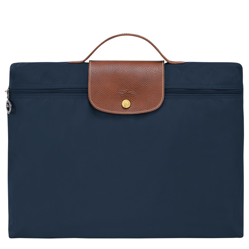 Longchamp Le Pliage Original S Briefcase Lacivert | 02413-ZLGS