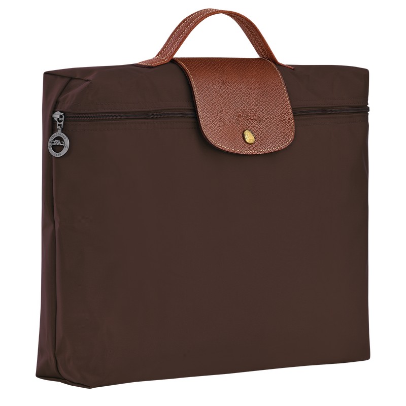 Longchamp Le Pliage Original S Briefcase Ebony | 48593-HXEL