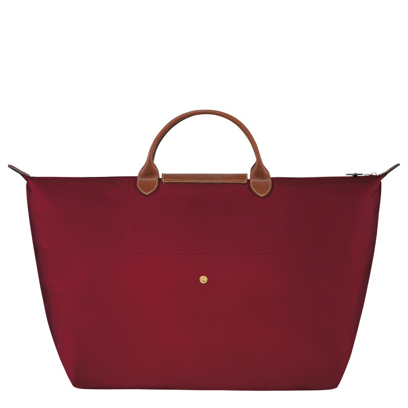 Longchamp Le Pliage Original S Travel Bag Kırmızı | 49075-BVLG