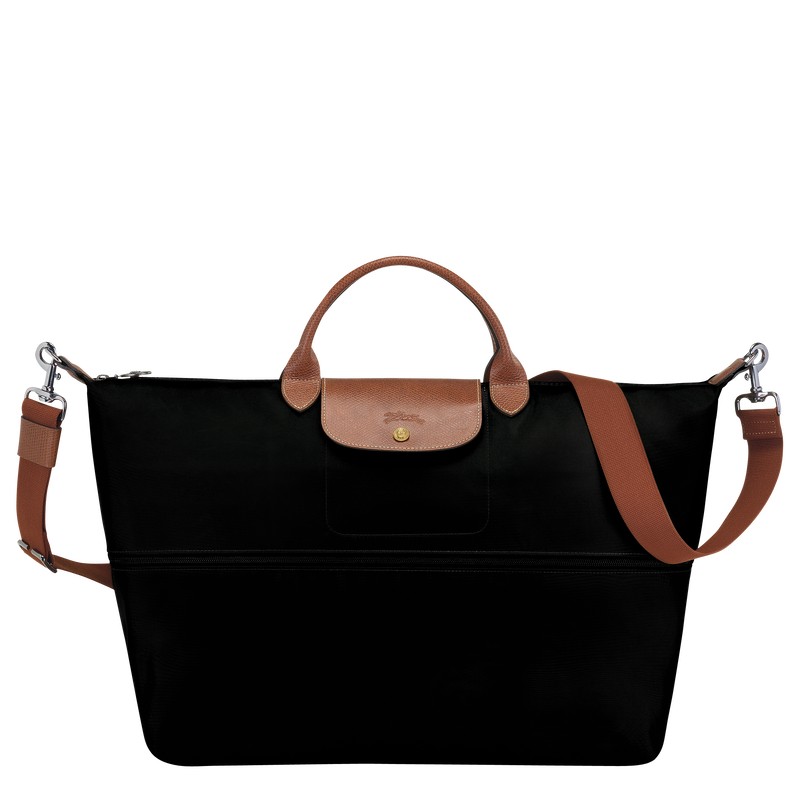 Longchamp Le Pliage Original Travel Bag Expandable Siyah | 90358-UKBR