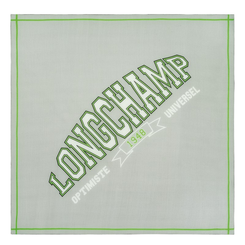 Longchamp Le Pliage University Scarf Gri | 31486-VCYA