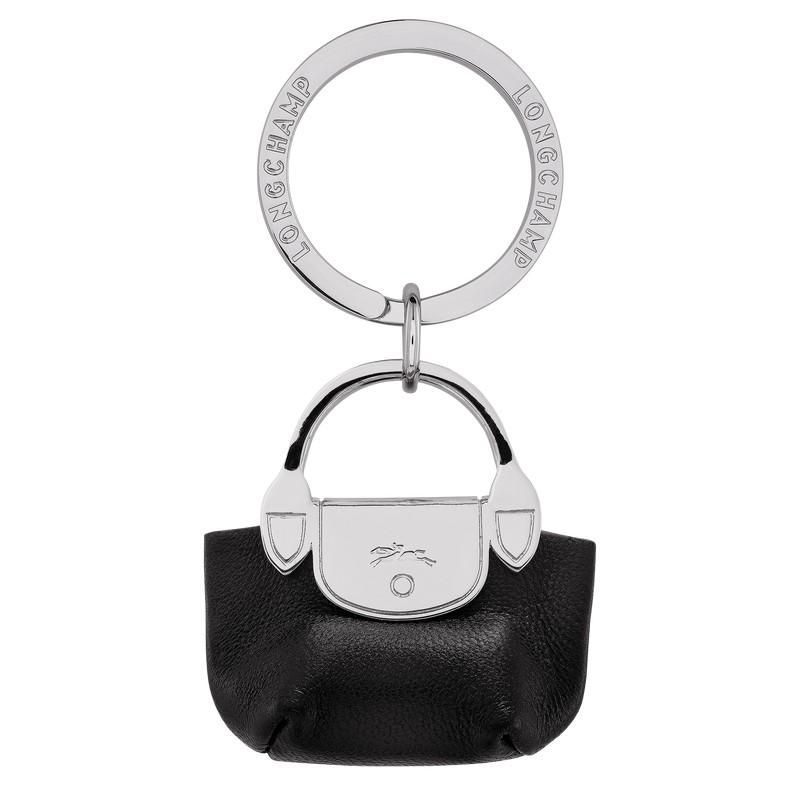 Longchamp Le Pliage Xtra Key Rings Siyah | 78460-ZQME