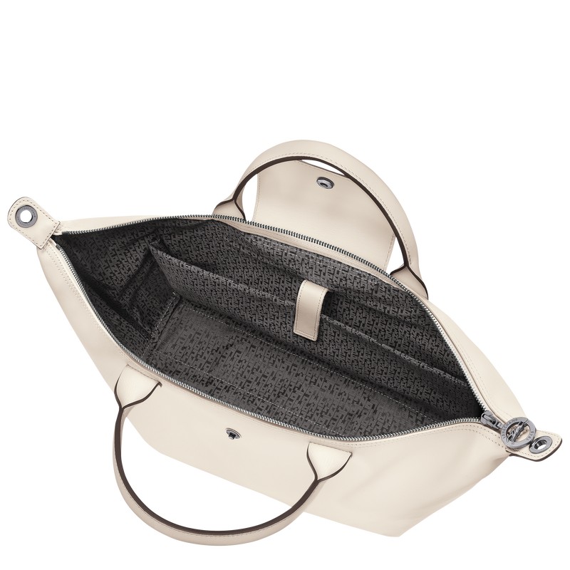 Longchamp Le Pliage Xtra L Handbag Ecru | 936-UMJLZG